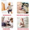 DZDZXQG Baby Gate for Stair Railings, Extra-Wide Pet Gate, Self-Closing, No-Drill, White, 130–137 cm view 4