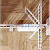 DZDZXQG No-Drill Pet Fence and Baby Gate for Stairs, Extra-Wide, Dual Lock, Self-Closing, White, 181–188 cm view 3