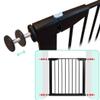 DZDZXQG Baby Safety Gate, Extra-Wide, Pressure-Mounted, No-Drill, Dual-Lock, Self-Closing, 78 cm High, 208–215 cm Wide view 4