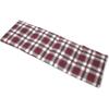 4-Chamber Wheat Grain Pillow 20 x 60 cm, Large, Red Plaid Flannel view 4