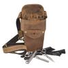 Greenburry Vintage Leather Hairdresser's Scissor Holster, Antique Brown view 2