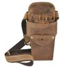 Greenburry Vintage Leather Hairdresser's Scissor Holster, Antique Brown view 3