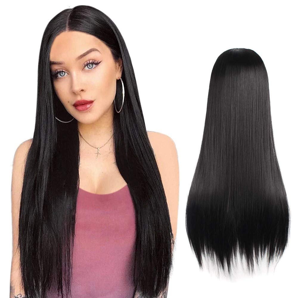 RemeeHi 3/4 Half Wig Hair Extension, Clip-In Long Straight Hairpiece, 160 g, 40.6 cm, 100% Remy Human Hair, 18# Dark Ash Blonde
