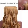 RemeeHi Invisible Fish-Line Hair Extensions, 100 g, 22 in, Wavy, Long Remy Human Hair, Chestnut Brown 30# view 3