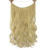 RemeeHi Invisible Fish-Line Hair Extensions, 100 g, 22 in, Wavy, Long Remy Human Hair, Chestnut Brown 30# view 4