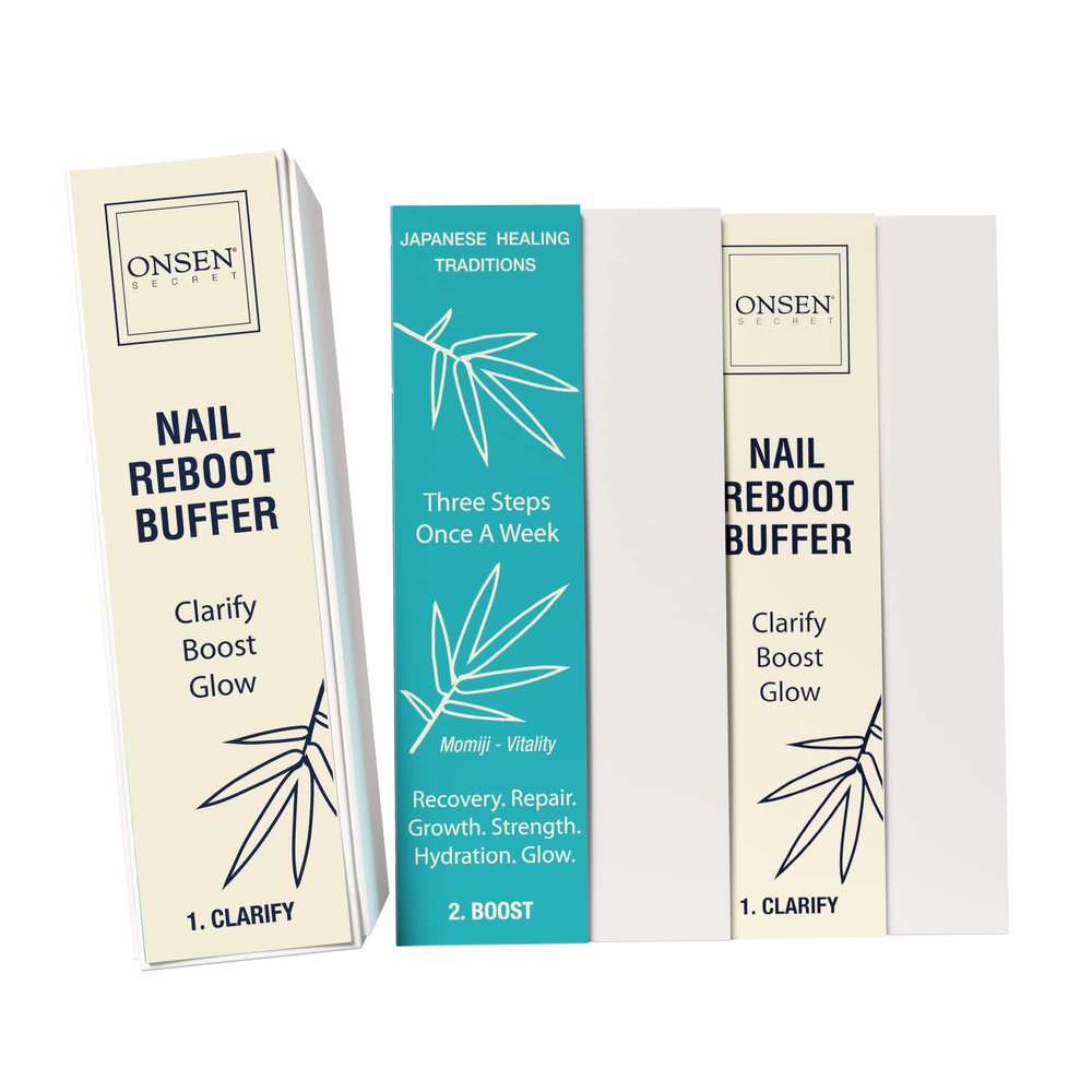 Onsen Professional Nail Buffer + Replacement Pads Combo