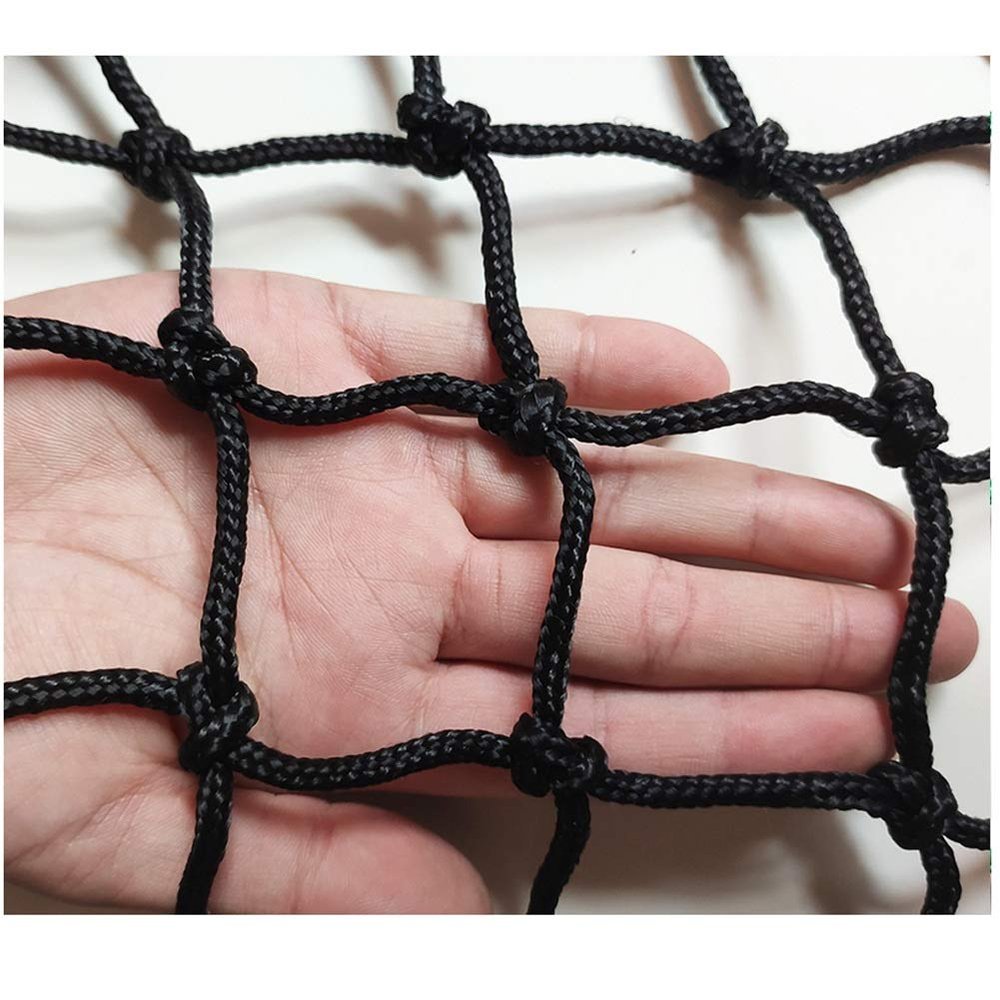 NAKAN Black Child Safety Net, Indoor Stairway and Balcony Guard, Nylon, 1 x 6 m (3 x 20 ft)