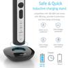 Lchen Sonic Electric Toothbrush with 4 Brush Heads, Timer, 3 Modes & 3 Intensity Levels, Travel Case (Black) view 4