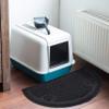 Relaxdays Cat Litter Mat, Hygienic, Non-Slip, Waterproof PVC, 40 x 59 cm, Color Options view 2