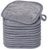 BloomSesame Reusable Microfiber Makeup Remover Cloths, Gray, 5 x 5 in, 12 Count view 1