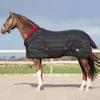 QHP Luxury Stable Blanket, 200 g Fill, Fleece Collar, Cross Surcingles, Black, 145 cm view 1