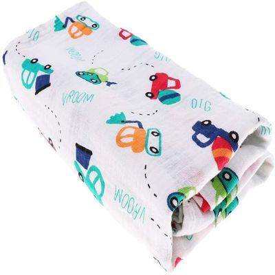 Cotton Baby Swaddle Blanket for Boys and Girls, 110 x 110 cm
