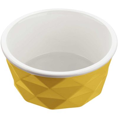Hunter EIBY Ceramic Food and Water Bowl, Non-Slip, 550 ml, Yellow