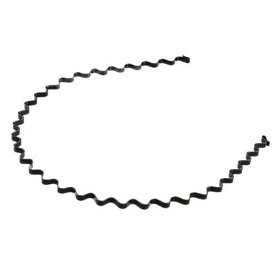 Livecitys Unisex Black Wavy Hairband for Sports, Bath and Makeup