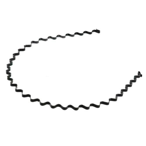 Livecitys Unisex Black Wavy Hairband for Sports, Bath and Makeup
