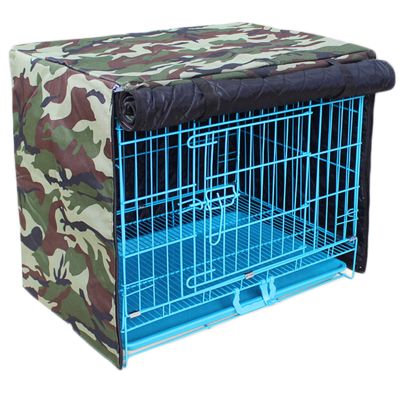 STTC Dog Crate Cover, Windproof and Waterproof, Easy to Install, Remove and Adjust, M