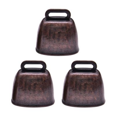 YPREWY 3-Pack Brass Bells for Farm Animals
