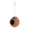 Bird Cage Toy Set with Natural Coconut Shell, Hanging Chain and Ladders, 3 Pieces view 1