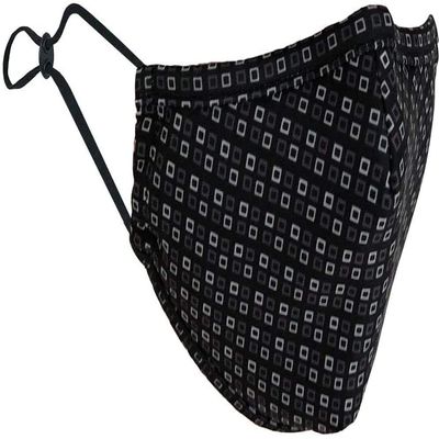 Keep Safe Reusable Washable Breathable Face Mask for Mouth and Nose, Anti-Smoke Pollution, Motorcycle Sport, Squares, Medium