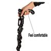 SGSG Adult Crutch Accessory, Solid Rosewood Shaft, Old Man Walking Cane, 95 cm view 4