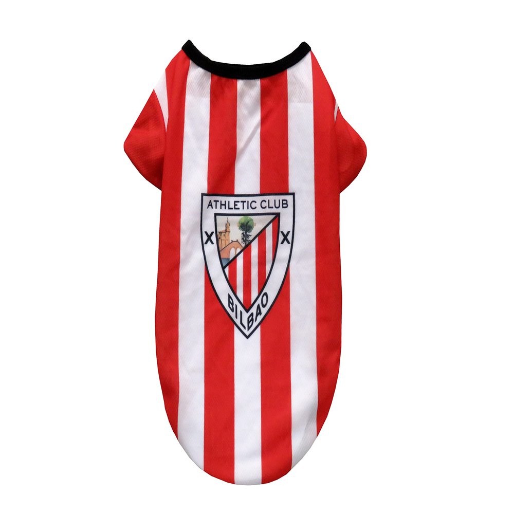 CYPBRANDS SH-01XL-AC Athletic Club T-Shirt for Dogs, Size XL, Striped, Red/White