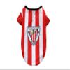 CYPBRANDS SH-01XL-AC Athletic Club T-Shirt for Dogs, Size XL, Striped, Red/White view 1