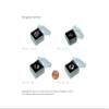 MKPKE Herkimer Crystals – 10-Piece Rock Crystal Diamond Quartz Set | 3–6 mm view 3
