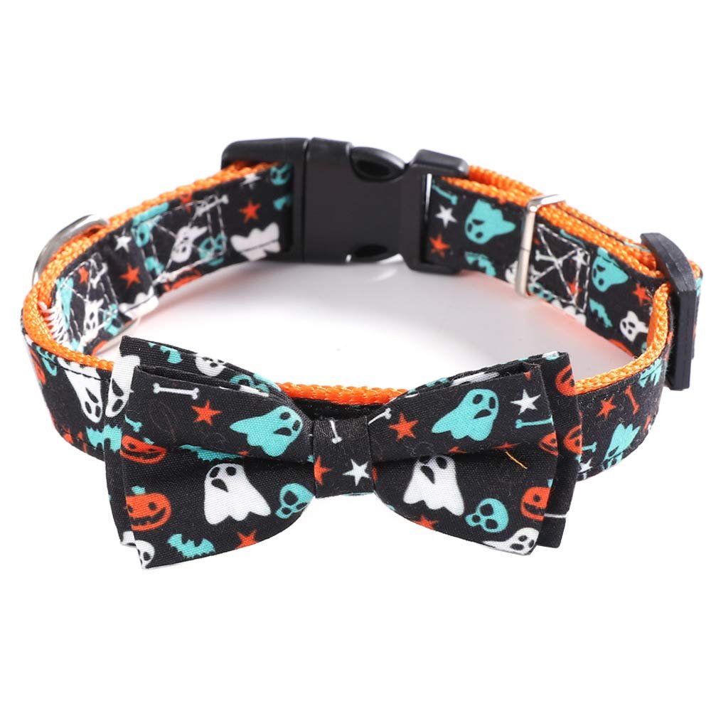 Pet Halloween Collar with Bow Tie