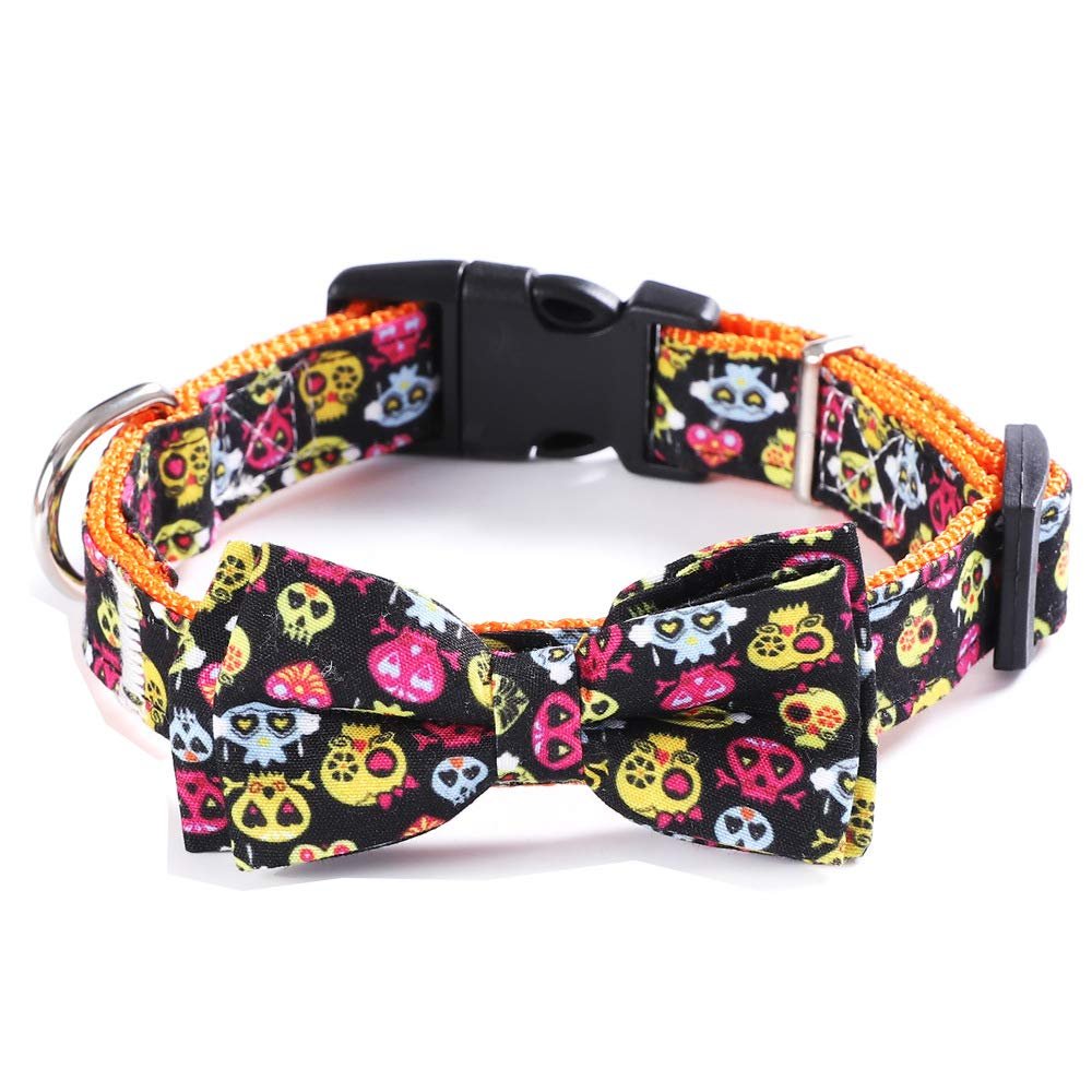 Pet Halloween Collar with Bow Tie