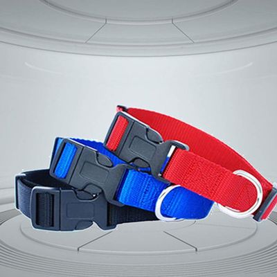 Livecity Adjustable Pet Collar for Dogs and Cats - Red XL