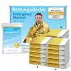URBAN MEDICAL Premium Emergency Blankets, Gold/Silver, 210 x 160 cm view 1