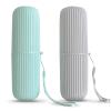 Travel Toothbrush Holder and Case Set, Green and Gray, 2-Pack view 1