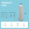Travel Toothbrush Holder and Case Set, Green and Gray, 2-Pack view 2