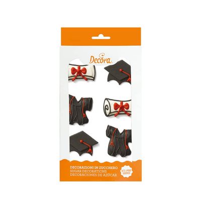 Decora 0500421 Set of 6 Sugar Decorations, 70 g
