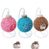Hanging Birdcage Rattan Hammock, Chocolate, 1 Piece view 2