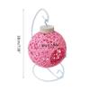 Hanging Birdcage Rattan Hammock, Chocolate, 1 Piece view 3