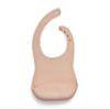 Jollein Waterproof Bib with Catch-All Tray - Pale Pink view 1