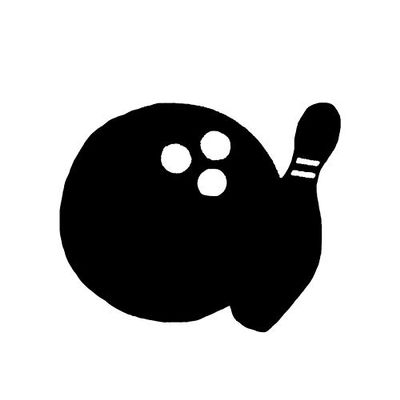 SUIFENG Car Sticker 12.8 x 10.4 cm Interesting Bowling Game Leisure Decor Vinyl Sticker