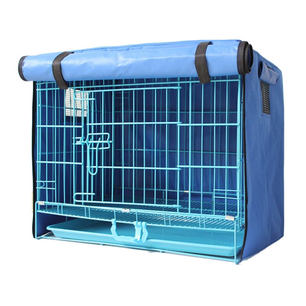 STTC Waterproof Windproof Dog Crate Cover, Blue, XL 91 × 58 × 68 cm