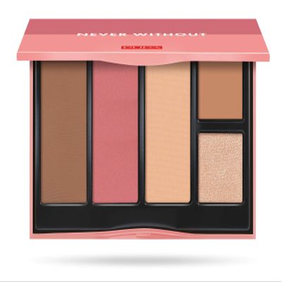 PUPA NEVER WITHOUT All-in-One Face Palette No. 003 Dark Skin, 17.5 g