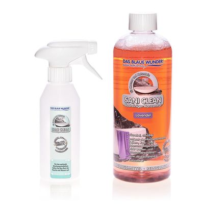Das Blaue Wunder Sani Clean (Lavender, 750 ml) Bathroom Cleaner | Gentle Cleaning | Brilliant Shine