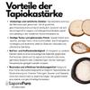 SaporePuro Tapioca Starch 1000 g Gluten-Free Natural Thickener for Creams, Sauces, Desserts, and Cooking Recipes view 4