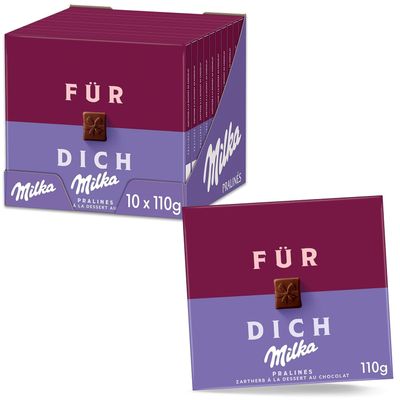 Milka For You Pralines, 110 g (10-Pack)