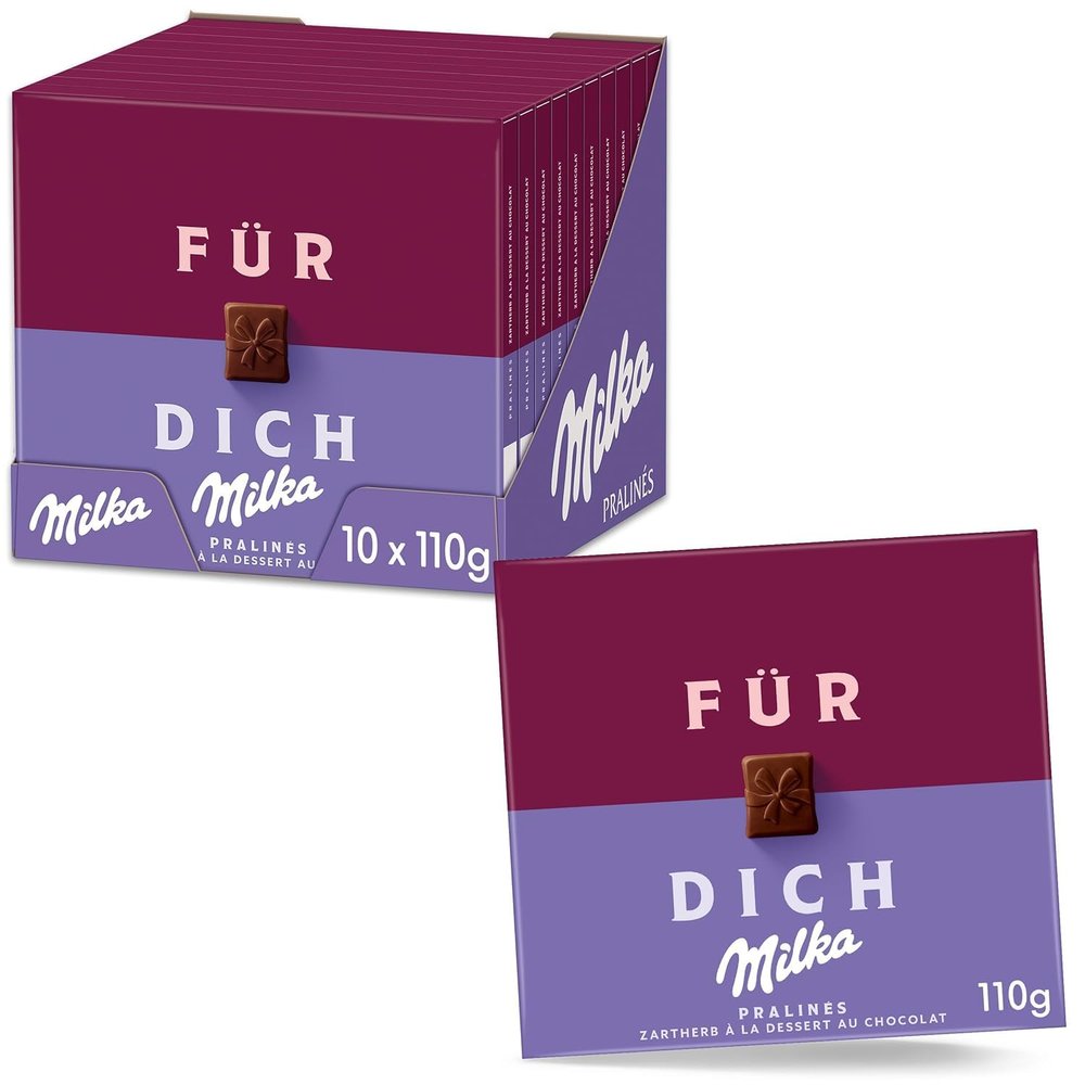 Milka For You Pralines, 110 g (10-Pack)