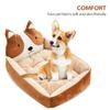 PETCUTE Washable Fluffy Square Dog Bed for Small, Medium, and Large Dogs and Cats view 3