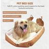 PETCUTE Washable Fluffy Square Dog Bed for Small, Medium, and Large Dogs and Cats view 4