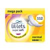 Lil-Lets Super Soft Ultra Pads Regular, 112 Pads with Wings, Unscented view 1