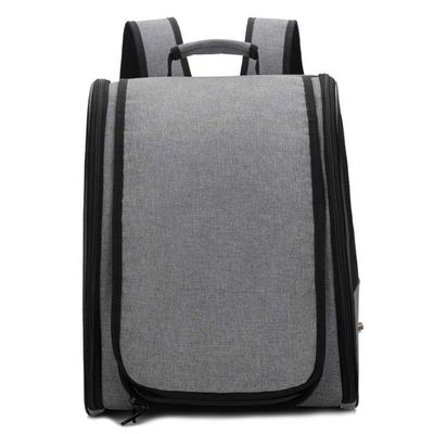 Gray Bird Backpack, Breathable Parrot Travel Carrier, 1 Pc.