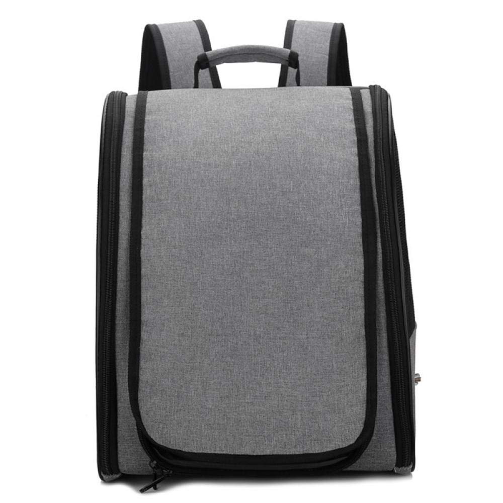Gray Bird Backpack, Breathable Parrot Travel Carrier, 1 Pc.