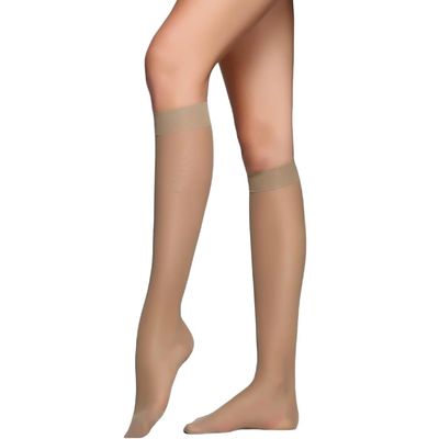 Medium Short 70 Varicel Stockings, Medium Compression, 11/14 mmHg, Elastic Pressure Band, Smoke, Size 36